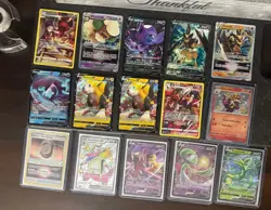 Pokemon TCG Silver Tempest 13-Card Lot V/VSTAR/EX Foil Whimsicott Kleavor - Image 1