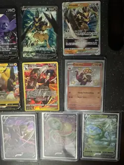 Pokemon TCG Silver Tempest 13-Card Lot V/VSTAR/EX Foil Whimsicott Kleavor - Image 3