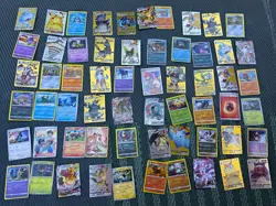 Pokemon TCG 48-Card Mixed Lot Foil/Full Art incl Pikachu 160/159 SV/CZ/LO - Image 1