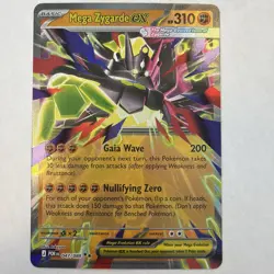 Mega Zygarde EX 47/88 Double Rare Pokemon Card Perfect Order NM - Image 1