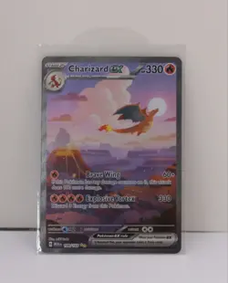 Pokemon Charizard ex SV 151 SIR Full Art Holo Card 199/165 - Image 1
