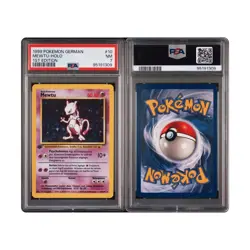 Pokemon Mewtu 10/102 PSA 7 1st Edition DE Base Set Holo Deutsch - Image 4