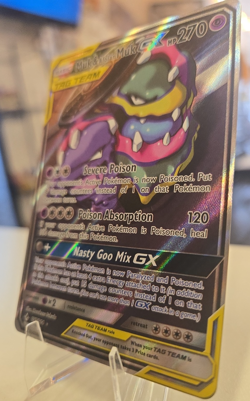 Pokemon TCG - Muk & Alolan Muk GX (Full Art) 197/214 Sm-Unbroken Bonds Holo - NM - Image 5