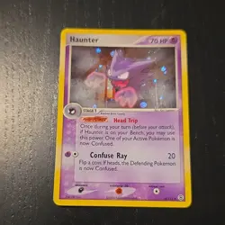 Pokemon Haunter FireRed & LeafGreen 34/112 70 HP Uncommon Reverse Holo English - Image 5