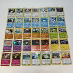 35 Sun & Moon Guardians Rising Pokemon Card Bundle No Doubles Dhelmise Holo - Image 1