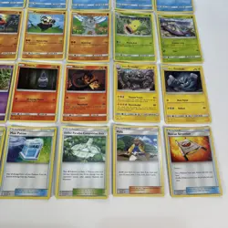 35 Sun & Moon Guardians Rising Pokemon Card Bundle No Doubles Dhelmise Holo - Image 5