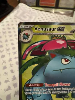 Venusaur ex 182/165 -S&V 151 Ultra Rare Full Art Holo Near Mint - Image 2