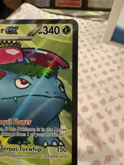 Venusaur ex 182/165 -S&V 151 Ultra Rare Full Art Holo Near Mint - Image 3
