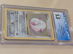 1999 POKEMON BASE SET HOLO #3/102 CHANSEY CGC 5.5 - Image 3