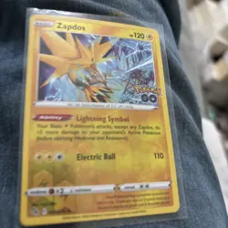 2022 Pokemon Zapdos Reverse Holo Rare Pokemon Go #29/78 - Image 2