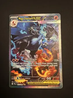 🔥 Mega Charizard X EX 125/094 | Phantasmal Flames | Holo Rare | Pokemon TCG NM - Image 1