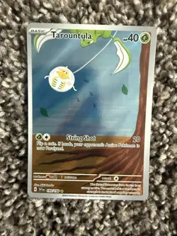 Tarantula Tarountula 199/198 Scarlet Violet Illustration Rare - Pokemon Eng- NM - Image 1