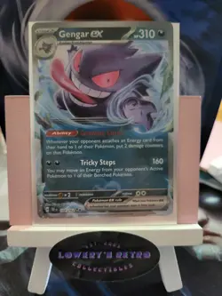 Gengar EX 104/162 Full Art NM/M Temporal Forces Pokemon Card - Image 1