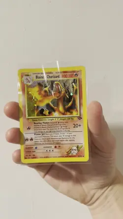 Blaine's Charizard 2/132 Gym Challenge Holo- Pokemon TCG WOTC- MP - Image 2