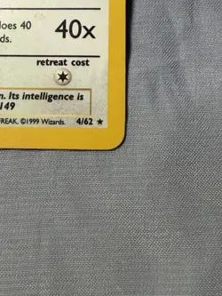 Pokemon TCG Dragonite Fossil 4/62 Holo Rare 100 HP Stage 2 1999 Unlimited - Image 4
