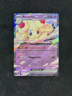 Pokemon Card 2025 ALCREMIE EX Double Rare 075/159 Journey Together NM/M - Image 1