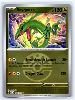 Rayquaza (Friend Ball) 153/217 Rare Ascended Heroes Pokemon Reverse Holo LP - Image 1