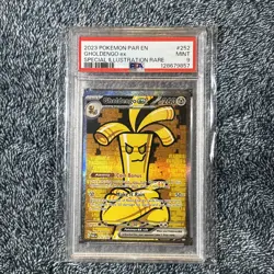 Pokemon TCG PSA 9 Gholdengo Ex #252 Pokemon Paradox Rift PAR - Image 1