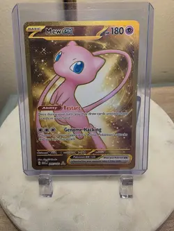 Mew ex 205/165 Sv: Scarlet & Violet 151 Holo Gold Rare English Pokemon TCG - Image 1