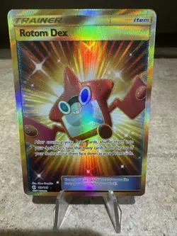 Rotom Dex (Secret) 159/149 (NM) - Sun & Moon Base Set - Pokemon TCG - Image 1