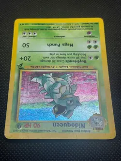 2000 Pokemon TCG Card Base Set 2 Nidoqueen 12/130 Holo Rare - Image 3