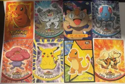 Vintage 1998-2000 Topps Pokemon TV & Movie Animation Card Lot (75 Cards) - Image 1