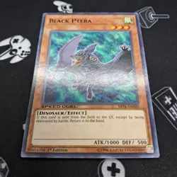 Black Ptera SBTK-EN020 1st Edition Speed Duel NM Near Mint Yu-Gi-Oh! Card - Image 4