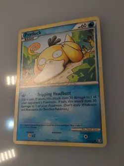 Psyduck 74/102 Triumphant Naoki Saito Art Pokemon TCG Card LP/NM - Image 2