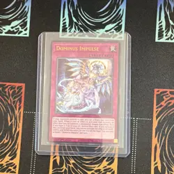 Yugioh Dominus Impulse MZMU-EN126 Secret Rare 1st Edition Foil Trap - Image 1