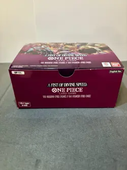 One Piece TCG: OP11 A Fist Of Divine Speed Booster Box - Brand New - Unsealed - Image 3