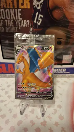 Sealed 2020 Charizard SWSH050 Black Star Promo Card Champions Path Pokemon Card - Image 1