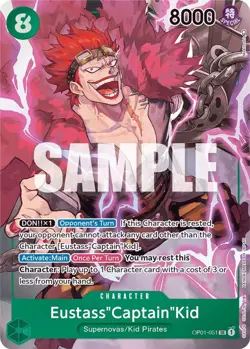One Piece TCG | Eustass"Captain"Kid (Parallel) | OP01-051 | Romance Dawn | NM - Image 1