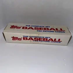 1987 Topps Baseball Complete 792 Card Factory Set Sealed - Image 1