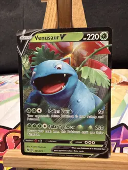 Venusaur V 001/073 - SWSH Champions Path Ultra Rare - Pokemon TCG English Card - Image 1