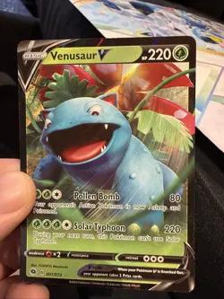 Venusaur V 001/073 - SWSH Champions Path Ultra Rare - Pokemon TCG English Card - Image 2