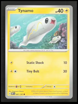 Tynamo 067/197 Common SV03: Obsidian Flames Pokemon tcg Card CB-1-3-C-23 - Image 1