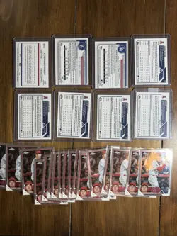 Topps Chrome Shohei Ohtani 28 Card Lot Refractors Prism Bowman Mojos - Image 2