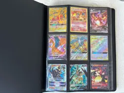 360 RARE LOT Pokemon Card Binder Moltres & Zapdos & Articuno Charizard Pikachu - Image 1
