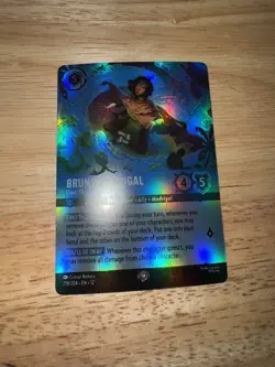 Bruno Madrigal Oasis Oracle 218/204 Epic Foil Wilds Unknown NM Disney Lorcana - Image 2