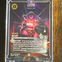 Disney Lorcana Goliath - Clan Leader Legendary Foil Rise of the Floodborn - Image 1