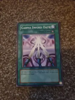 1x TP8-EN010 Yugioh Garma Sword Oath Common - Image 1