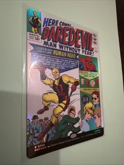 Daredevil, Man Without Fear (Borderless) Marvel Super Heroes Foil Mtg M/NM 0398 - Image 2