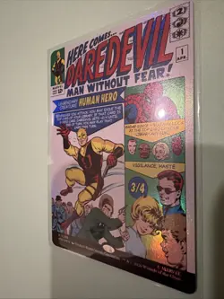 Daredevil, Man Without Fear (Borderless) Marvel Super Heroes Foil Mtg M/NM 0398 - Image 3