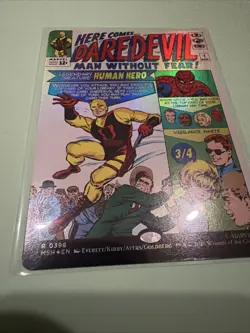 Daredevil, Man Without Fear (Borderless) Marvel Super Heroes Foil Mtg M/NM 0398 - Image 4