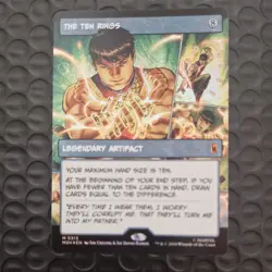mtg marvel super heroes - The Ten Rings Borderless foil mythic rare M 0313 - Image 1