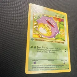 Pokemon Koffing 51/102 1st Edition Shadowless Base Set Card Unplayed Near Mint - Image 3