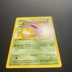 Pokemon Koffing 51/102 1st Edition Shadowless Base Set Card Unplayed Near Mint - Image 4