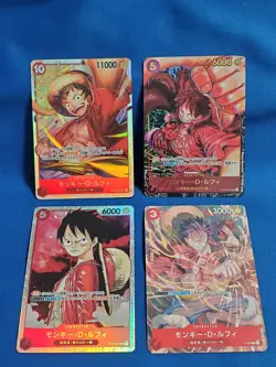 ONE PIECE Card Game Monkey D Luffy 4 set ST01-012 ST10-006 ST01-012 P-006 Japan - Image 1