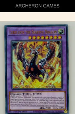 Lubellion the Searing Dragon Ultra Rare YUGIOH Card 1st Edition - Image 1