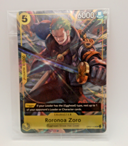 One Piece Card Game Roronoa Zoro OP07-113 Illustration Box Vol.3 Promo Sealed - Image 1